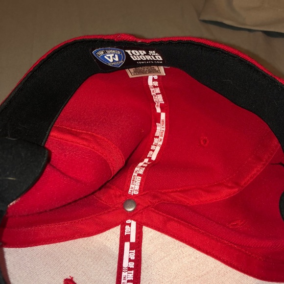 Kansas Jayhawks Top of the World Red Cap - Picture 4 of 5